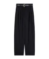Max Mara Wool Trousers In Blue