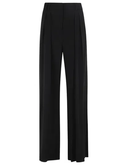 MAX MARA FLOWING VISCOSE JERSEY TROUSERS
