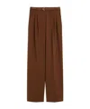 Max Mara Studio Mstbacio Trouser Chocolate In Brown