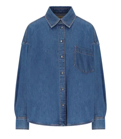 Max Mara Weekend Foggia Blue Shirt