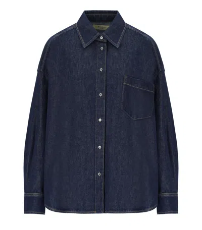 Max Mara Foggia Dark Blue Shirt