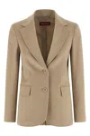 Max Mara Folgore Blazer In Neutral