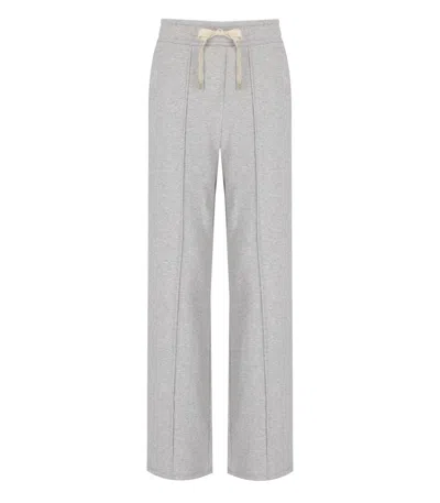 Max Mara Folk Grey Pants In Gray