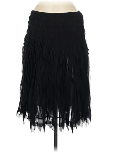 Pre-owned Max Mara Formal Skirt In Black