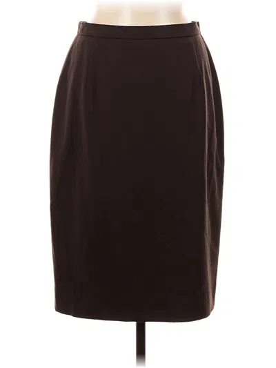 Pre-owned Max Mara Formal Skirt In Brown