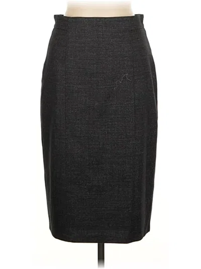 Pre-owned Max Mara Formal Skirt In Gray