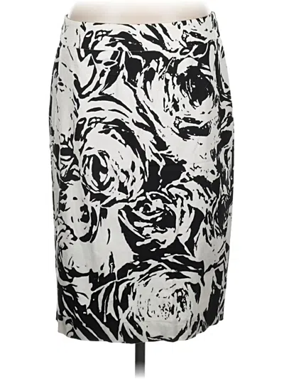 Pre-owned Max Mara Formal Skirt In Gray