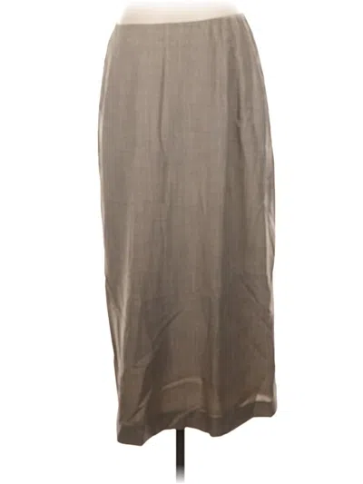 Pre-owned Max Mara Formal Skirt In Gray