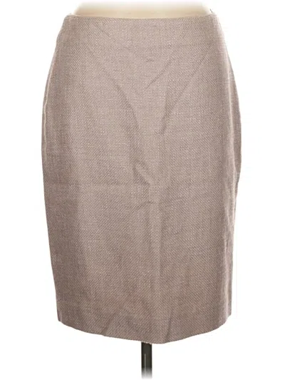 Pre-owned Max Mara Formal Skirt In Tan
