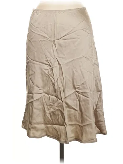 Pre-owned Max Mara Formal Skirt In Tan