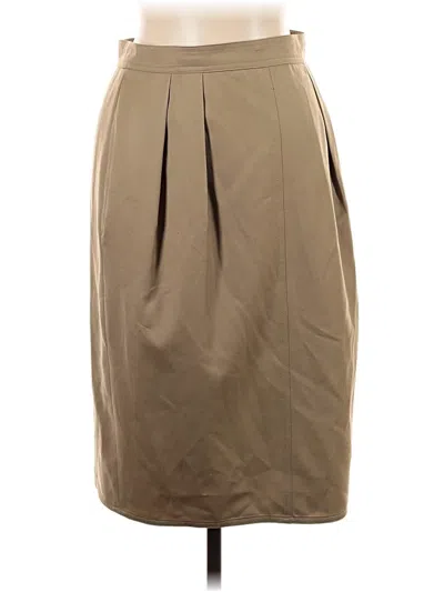 Pre-owned Max Mara Formal Skirt In Tan