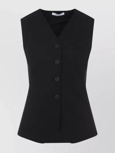 Max Mara Fornovo Sleeveless V-neck Tailored Gilet