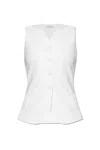 Max Mara Fornovo Vest In White