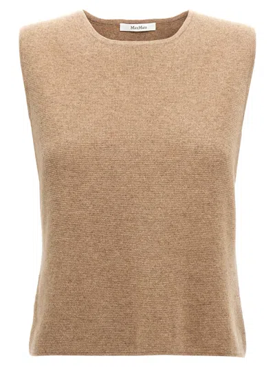 Max Mara Fosco Gilet Beige