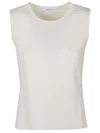 Max Mara Fosco Top In Bianco