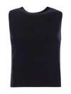 Max Mara Fosco Top In Black