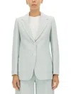 Max Mara Fox Jacket In Blue