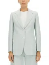 Max Mara Fox Jacket In Blue