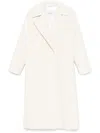 Max Mara Fragore Coat In White