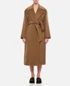 Max Mara Fragore Wool-cashmere Coat In Beige