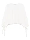 Max Mara Wool Blouse In White