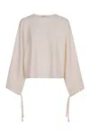 Max Mara Frais Fine-knit Sweater In Gray