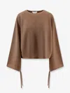 Max Mara Frais Virgin Wool Sweater In Neutral