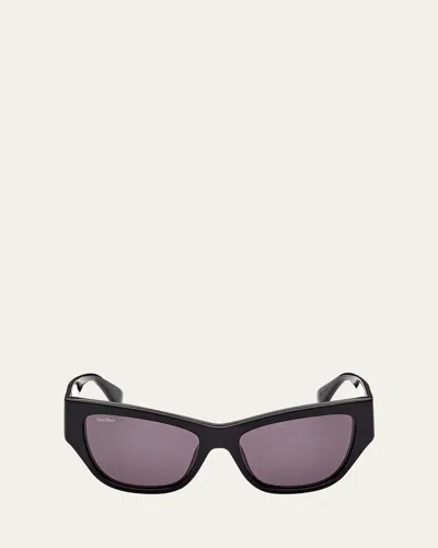 MAX MARA FRANCOISE ACETATE CAT-EYE SUNGLASSES