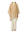 Max Mara Frayed-hem Jacket In Brown