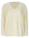 Max Mara Women Cashmere Sweater In White
