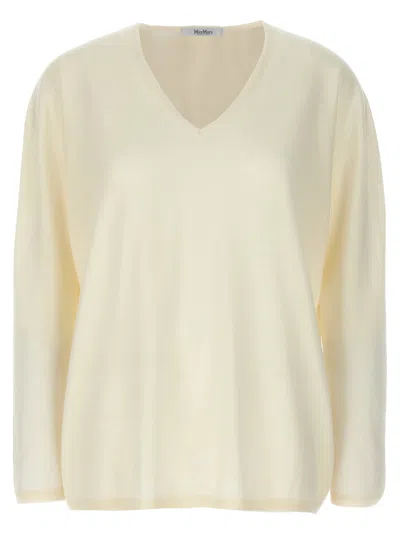 Max Mara Freccia Sweater In Cream