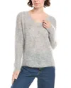 Max Mara Fresis Mohair-blend Sweater In Gray