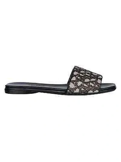 Pre-owned Max Mara Fridac Slide Sandals In Mogano