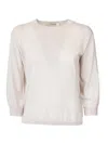 Max Mara Virgin Wool Sweater In Neutral