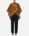 Max Mara Frine Logo Wool Cape