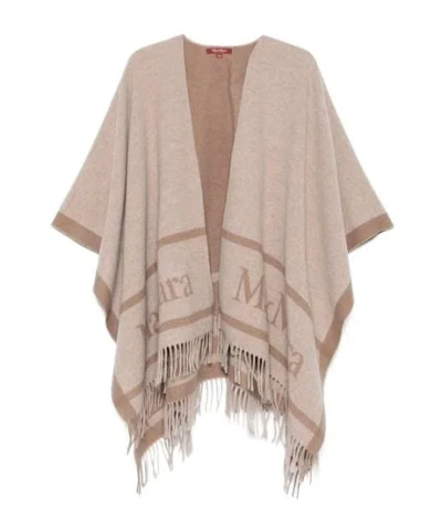 MAX MARA FRINGED CAPE