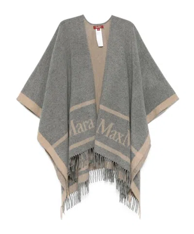 Max Mara Fringed Cape