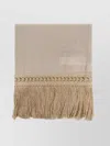 Max Mara Fringed Edge Wrap Scarf