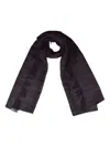 Max Mara Fiesole Stole In Brown Cotton And Silk