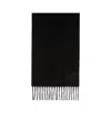 Max Mara Scarves Featuring Fringe Detail In Black