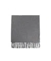 Max Mara Luxurious Cashmere Wraparound Rectangle Scarf In Burgundy