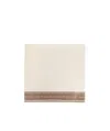 Max Mara Fringed Scarf In White
