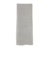 Max Mara Fringed Scarf In White