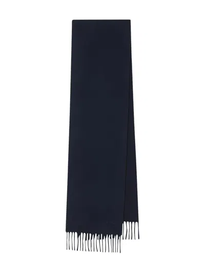 MAX MARA FRINGED WOOL SCARF