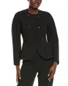 Max Mara Fronda Jacket In Black