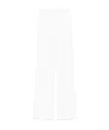 Max Mara Gary High-waist Wide-leg Trousers In White