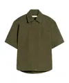 Max Mara Mela Short Sleeve Shirt In Green