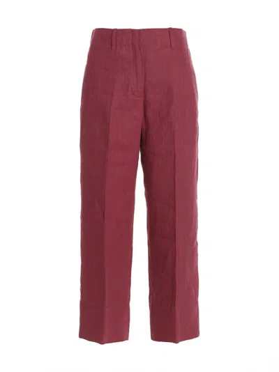 Max Mara Fuchsia Rebecca Pants In Red