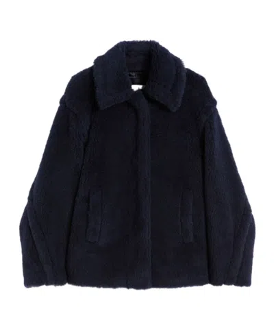 Max Mara Fuggito Jacket In Blue