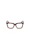 Max Mara Full Frame Plain Mirror In Brown